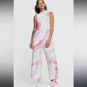 Nike Marble Sportswear Jumpsuit Pockets Small